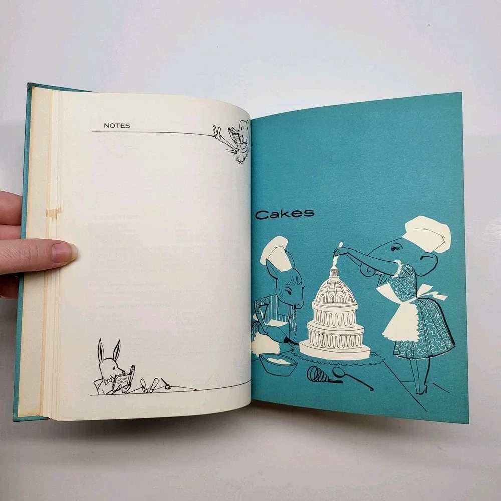 The Congressional Club Cookbook 1965 7th Ed Misprint Upside Down! ‎ Vintage